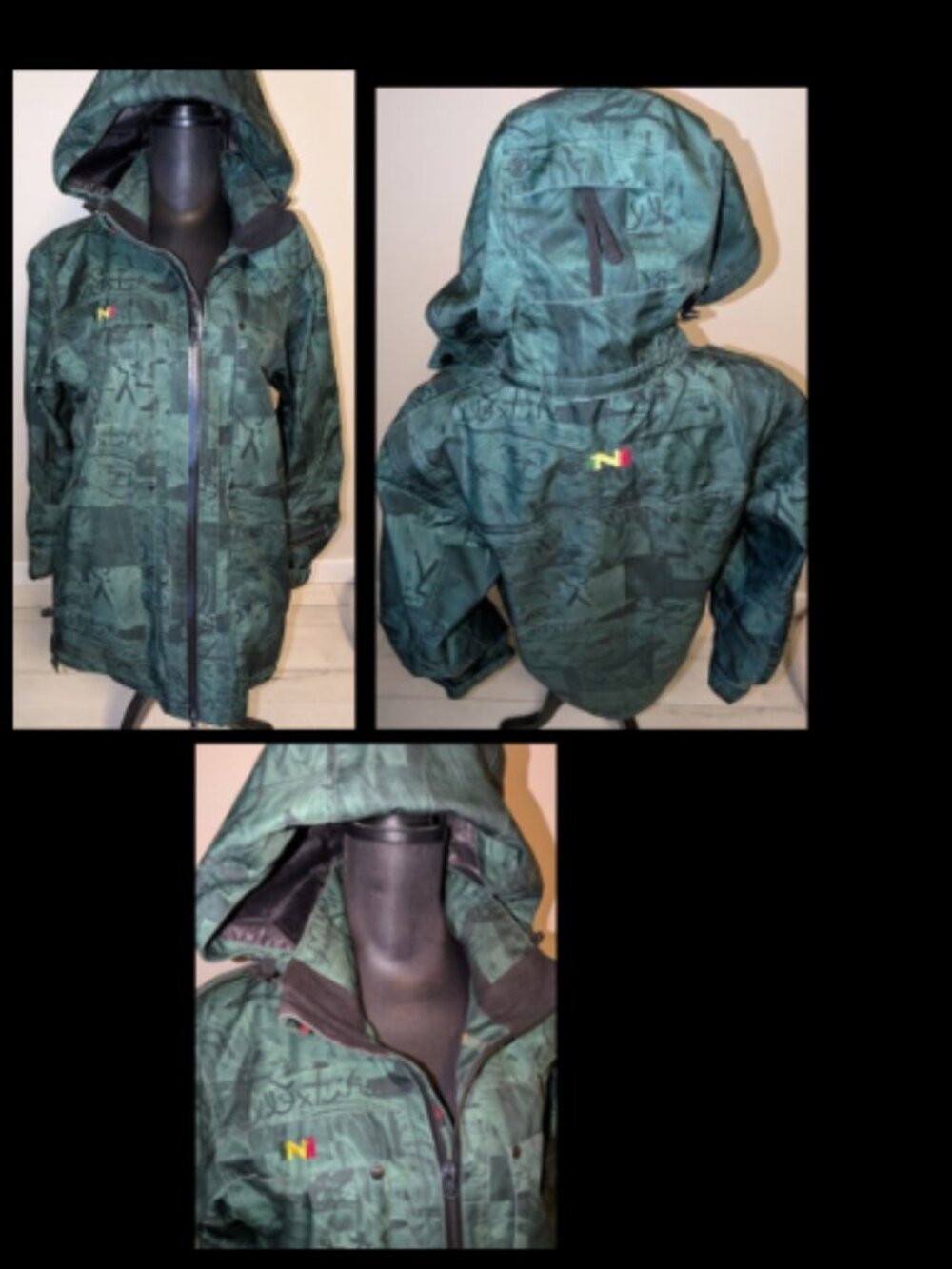 INI Cooperative Womens Ski Snowboard Thick Winter Jacket Coat Size L